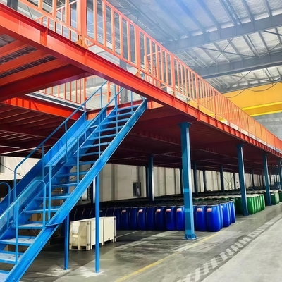 Steel Industry Mezzanine Frame Platform Warehouse Equipment Mezzanine Platform Steel Warehouse Shelves Mezzanine