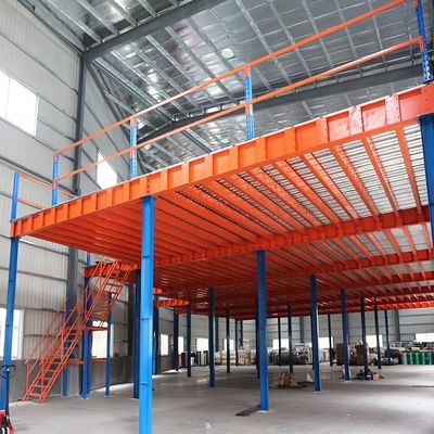 Mezzanine Pallet Shelves Warehouse Mezzanine Floor Steel Platform Heavy Multi-Layer Shelves Steel Warehouse Shelf Floor